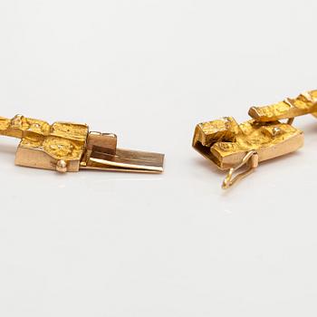 Björn Weckström, "Big Tundra", a 14K gold necklace. Lapponia 1972.