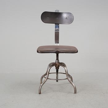 INDUSTRIAL CHAIR, around mid 20th century-.