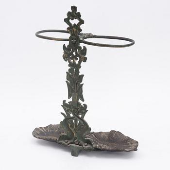 A umbrella stand, circa 1900.