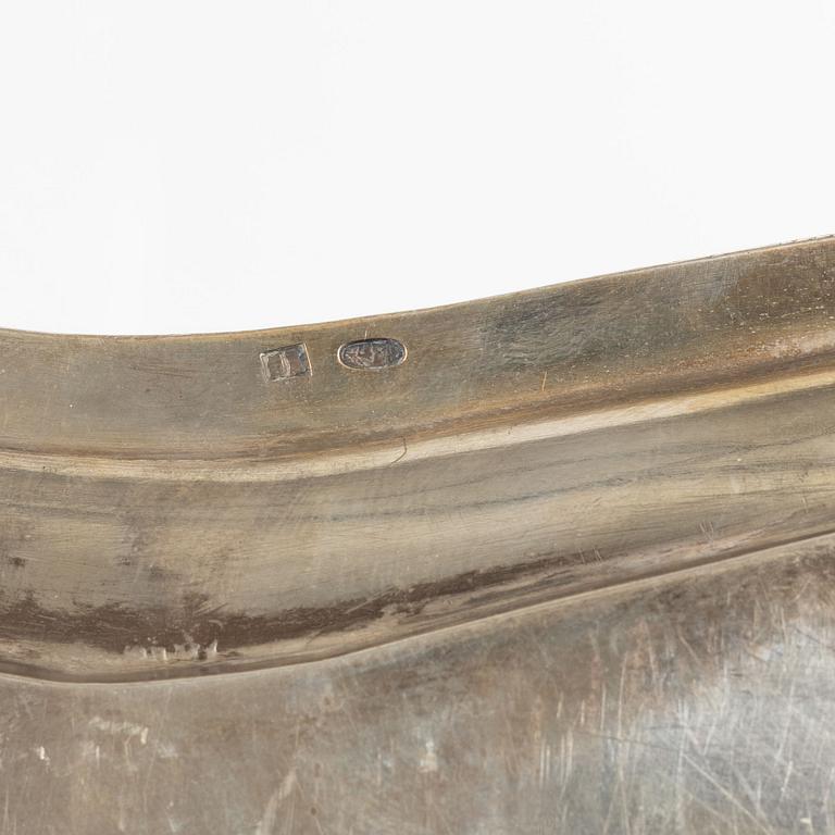 A Finnish silver tray, mark of Karl Alfred Lind, Helsinki, 1920.