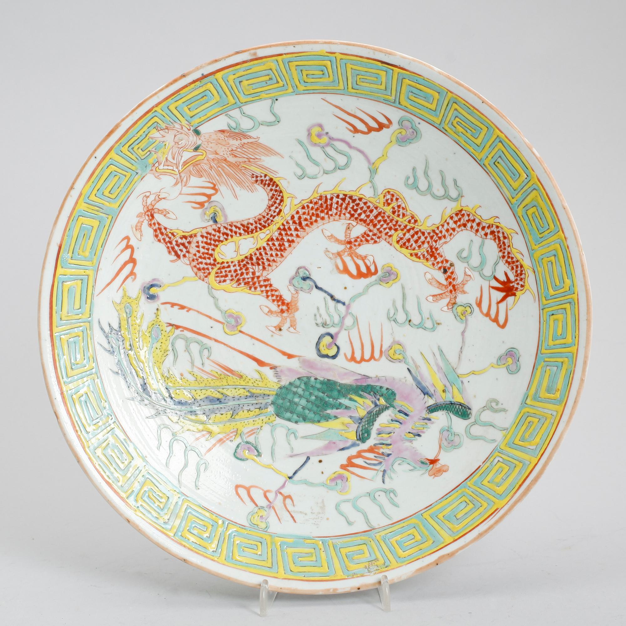 FAT, porslin, ostindiskt, 1800-/1900-tal.