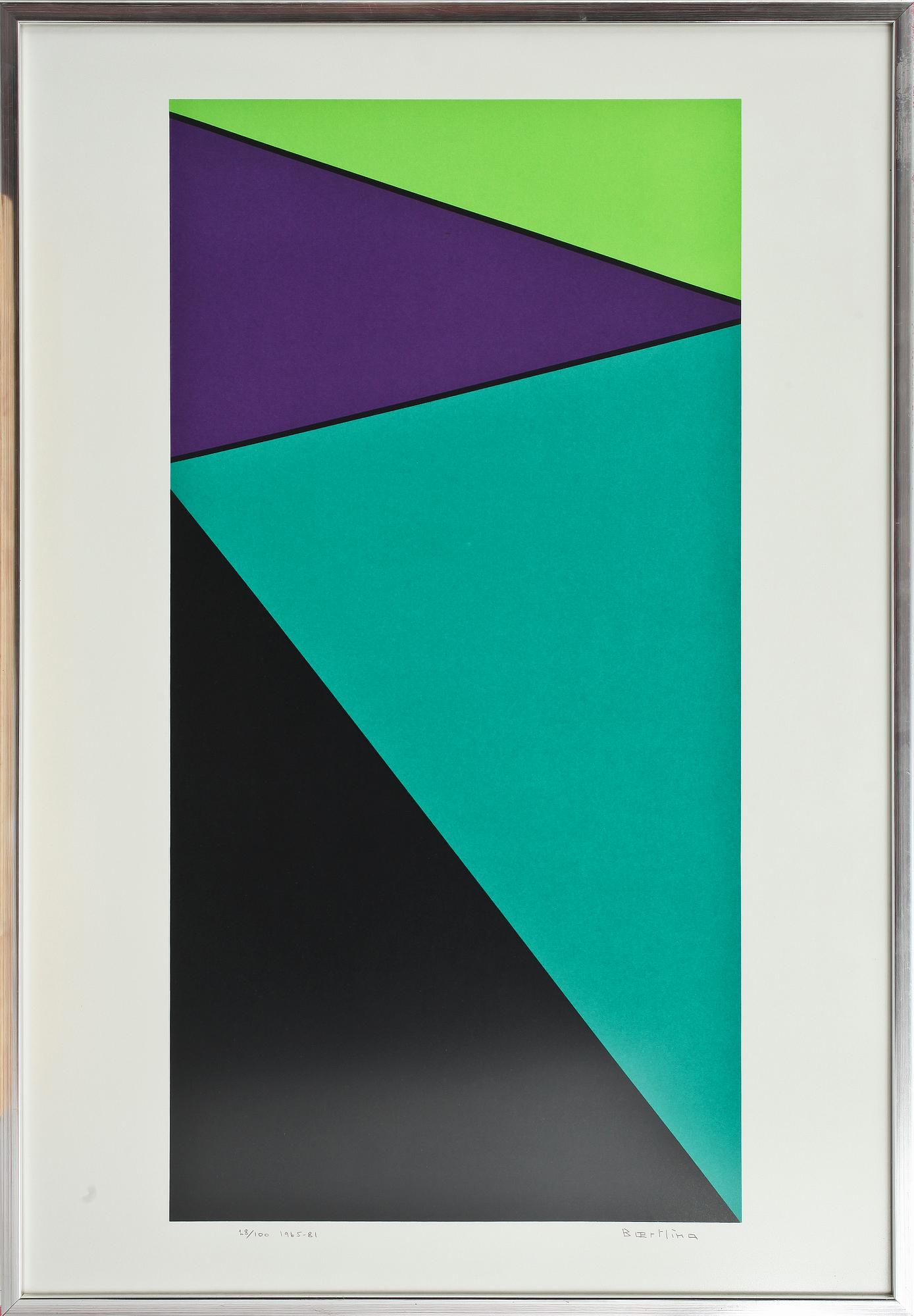 OLLE BAERTLING, färgserigrafi, sign. o numr. 28/100.