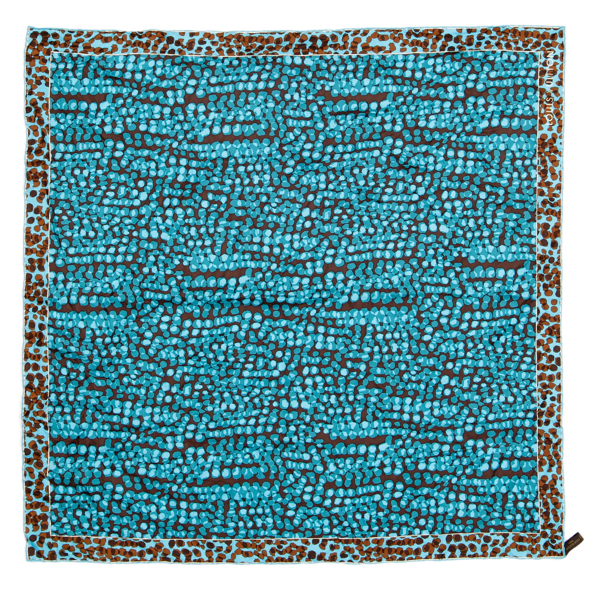 LOUIS VUITTON, silk scarf.