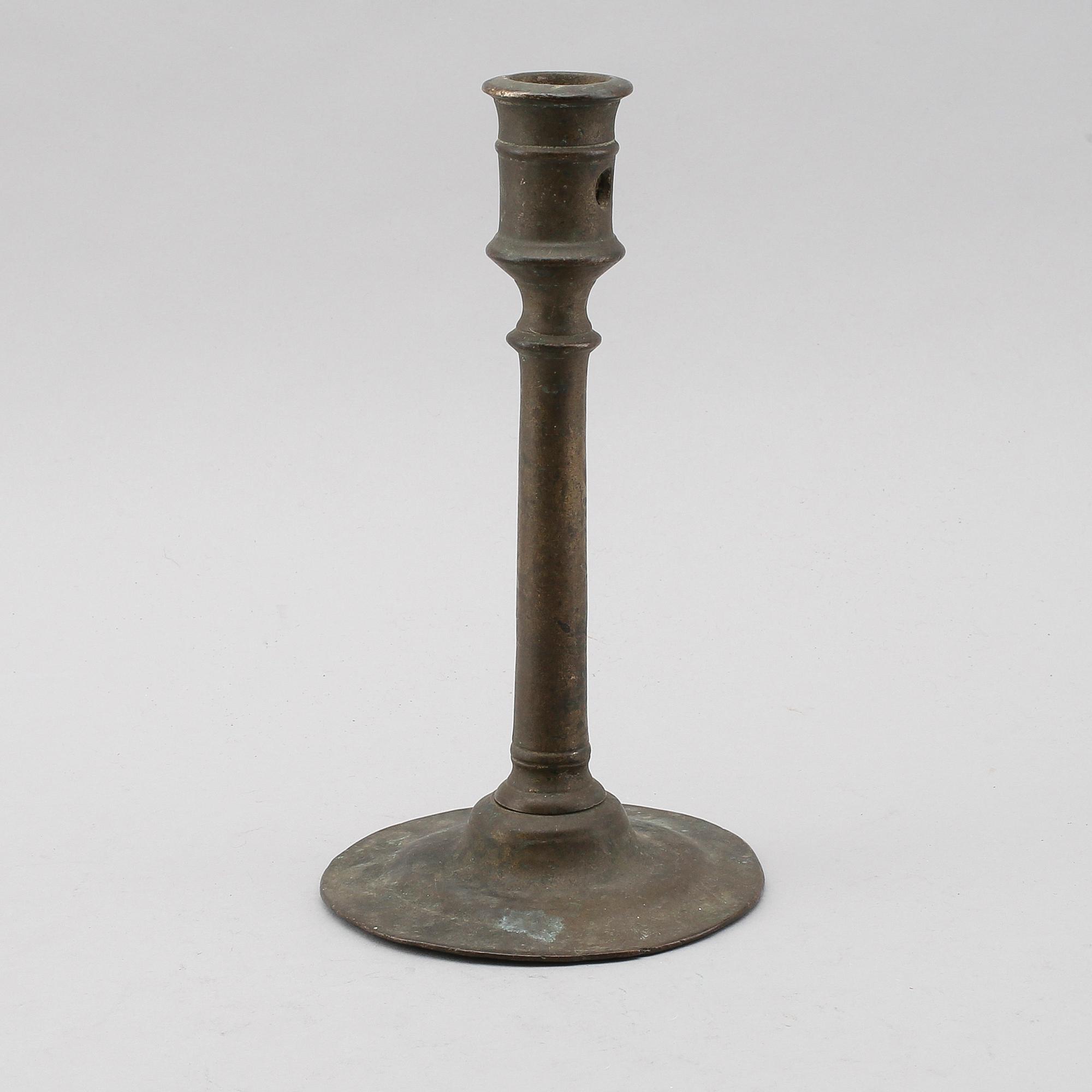 LJUSSTAKE, brons, 1500-tal.