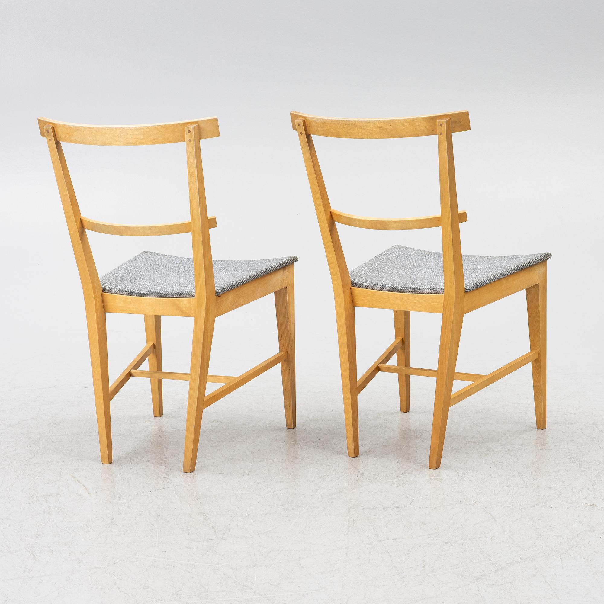 Nirvan Richter, a pair of chairs, Norrgavel.