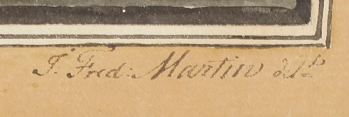 Johan Fredrik Martin, "Utsigt af Stockholm, tagen från Mose backe (en höjd å Södermalm)".