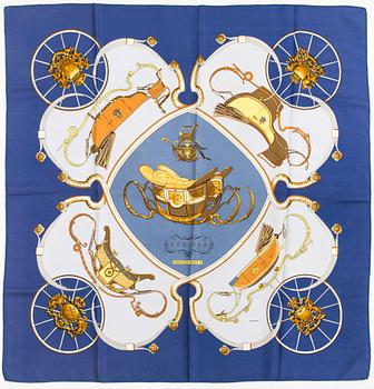 Hermès, A "Springs" silkscarf.