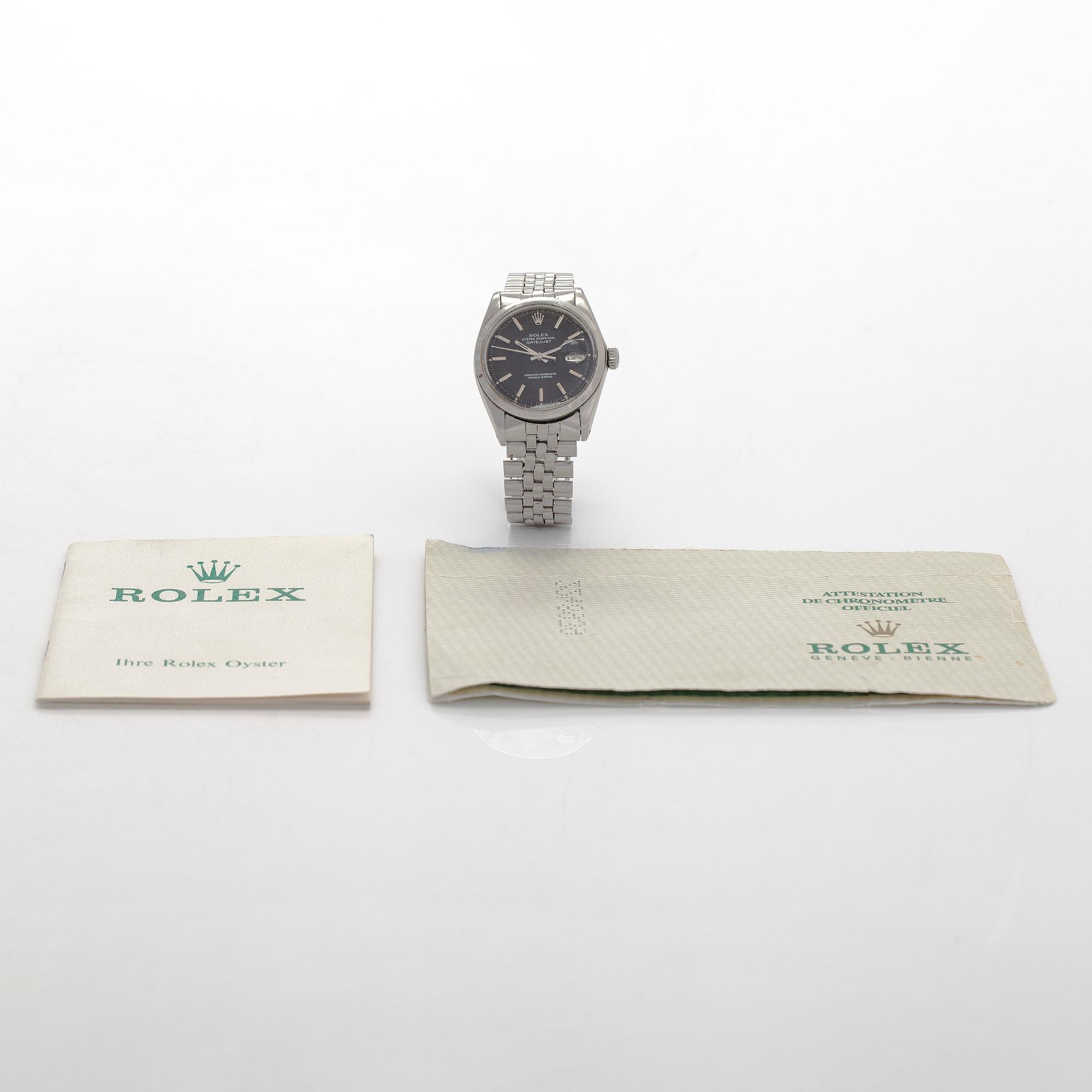 Rolex, Oyster Perpetual Datejust, wristwatch, 36 mm.