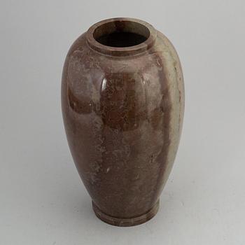 A stone vase.