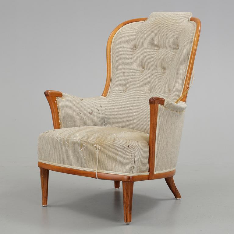 FÅTÖLJ, "Vår fru", Carl Malmsten, Bodafors.