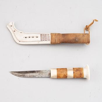 Johan Märak, samekniv, monogramsignerad JM.