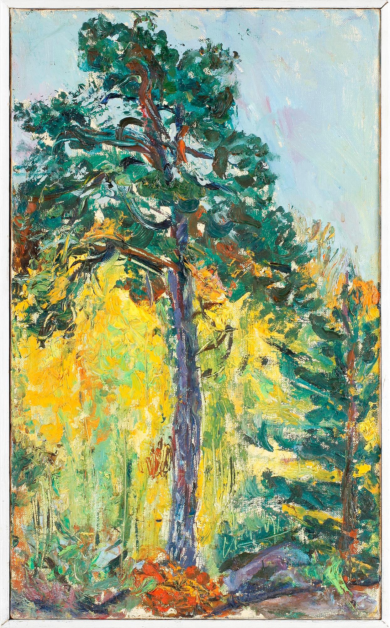 OSCAR HERNANDEZ SORIANO, olja på duk, signerad a tergo.