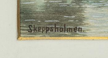 Fredrik Isberg, 'Skeppsholmen'.