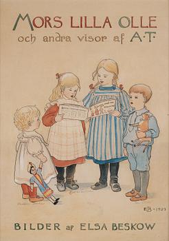 621. Elsa Beskow, "Mors lilla Olle och andra visor af A.T".