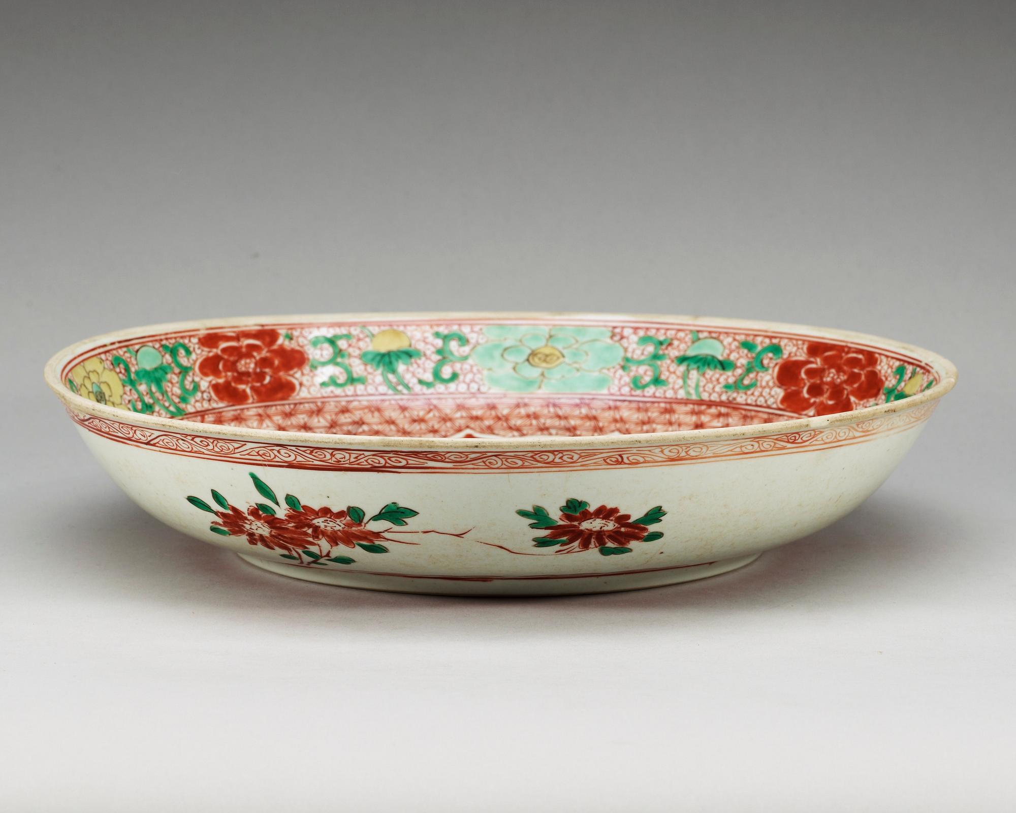 FAT, porslin. Qing dynastin, Kangxi (1662-1722).