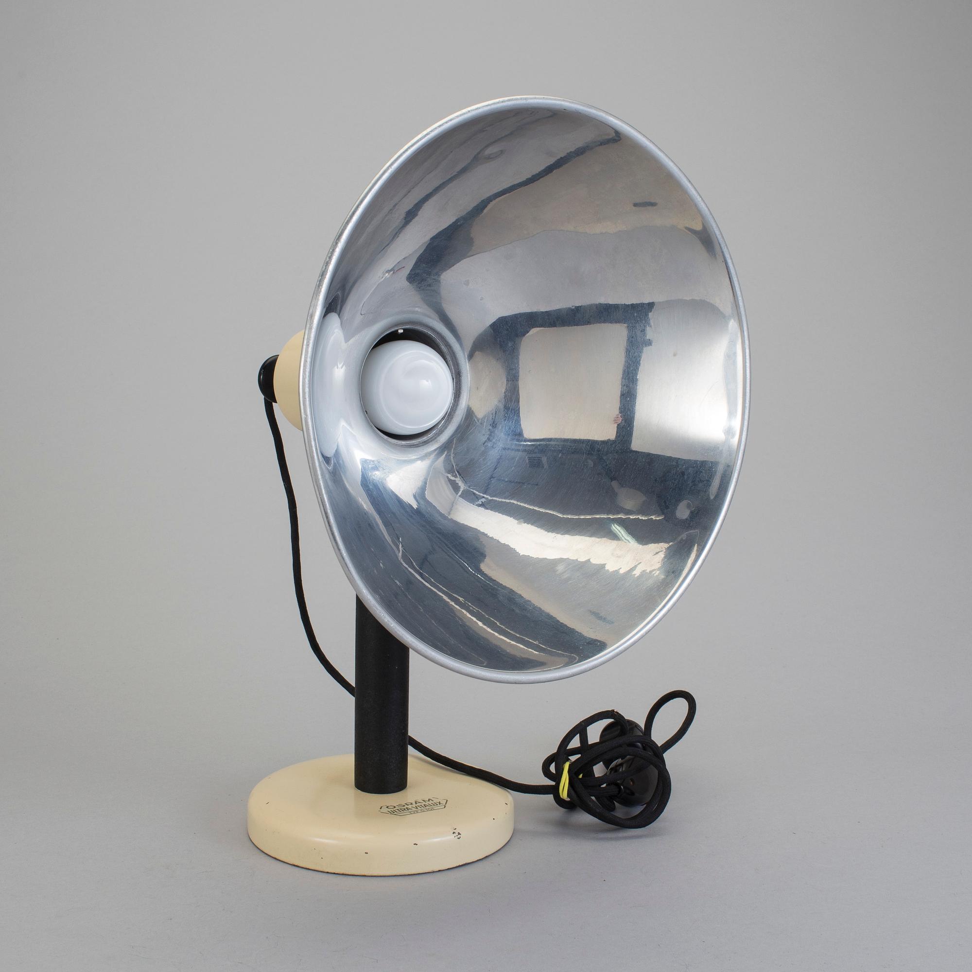 BORDSLAMPA, Osram, 1900-talets mitt.