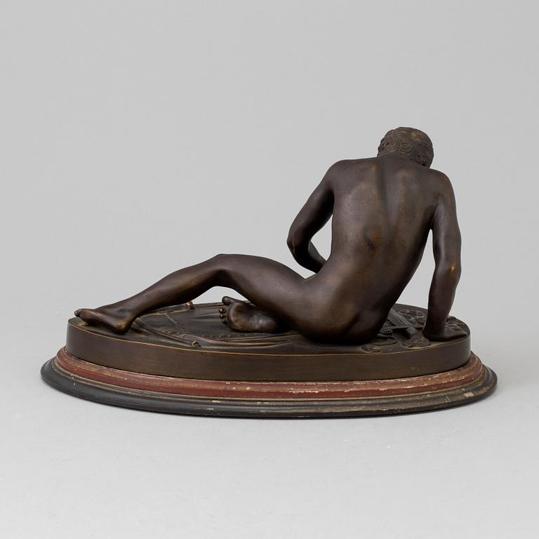 SKULPTUR, brons, 1800-talets andra hälft.
