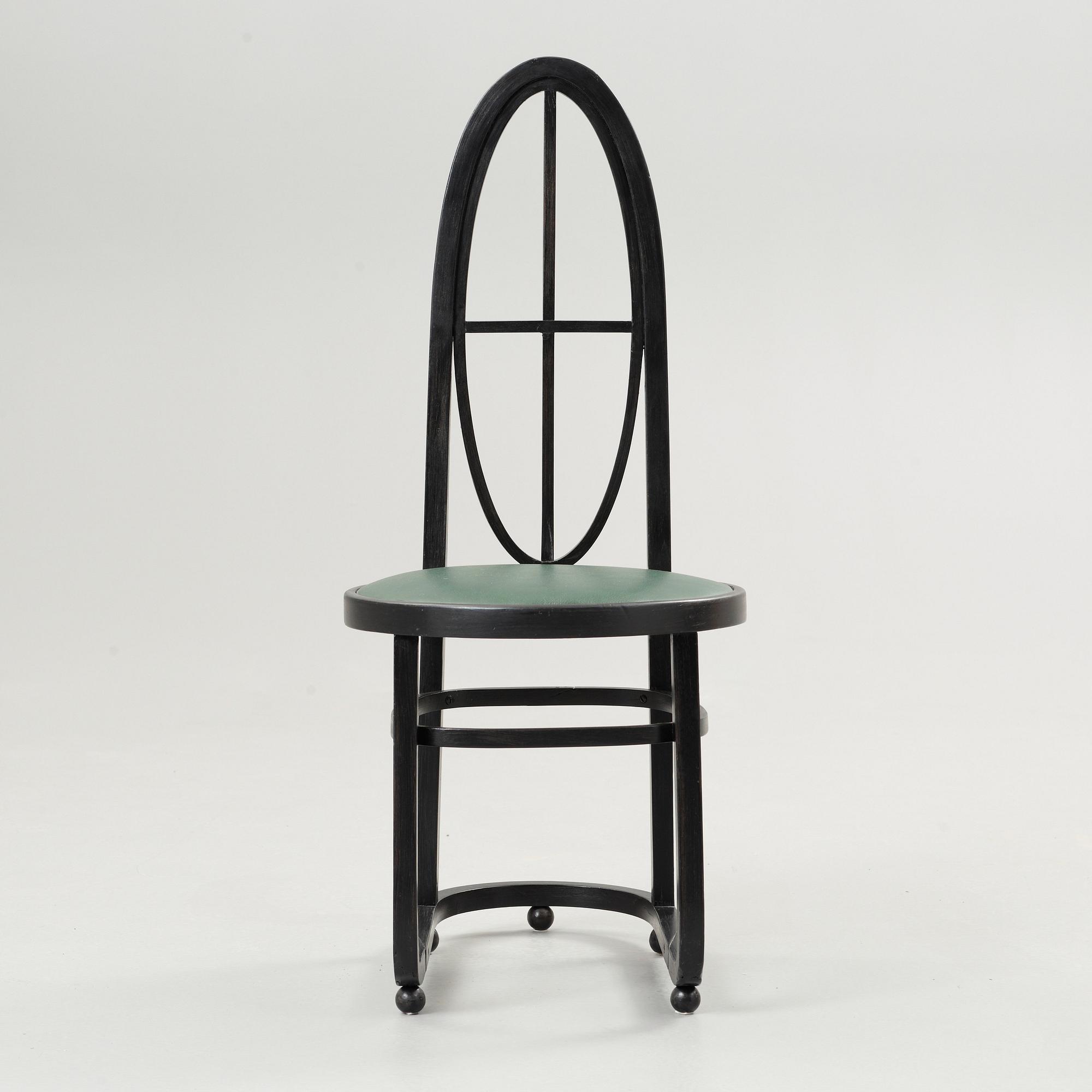 Two Carl Bergsten dining chairs, Gemla leksaksfabrik, Sweden ca 1906.