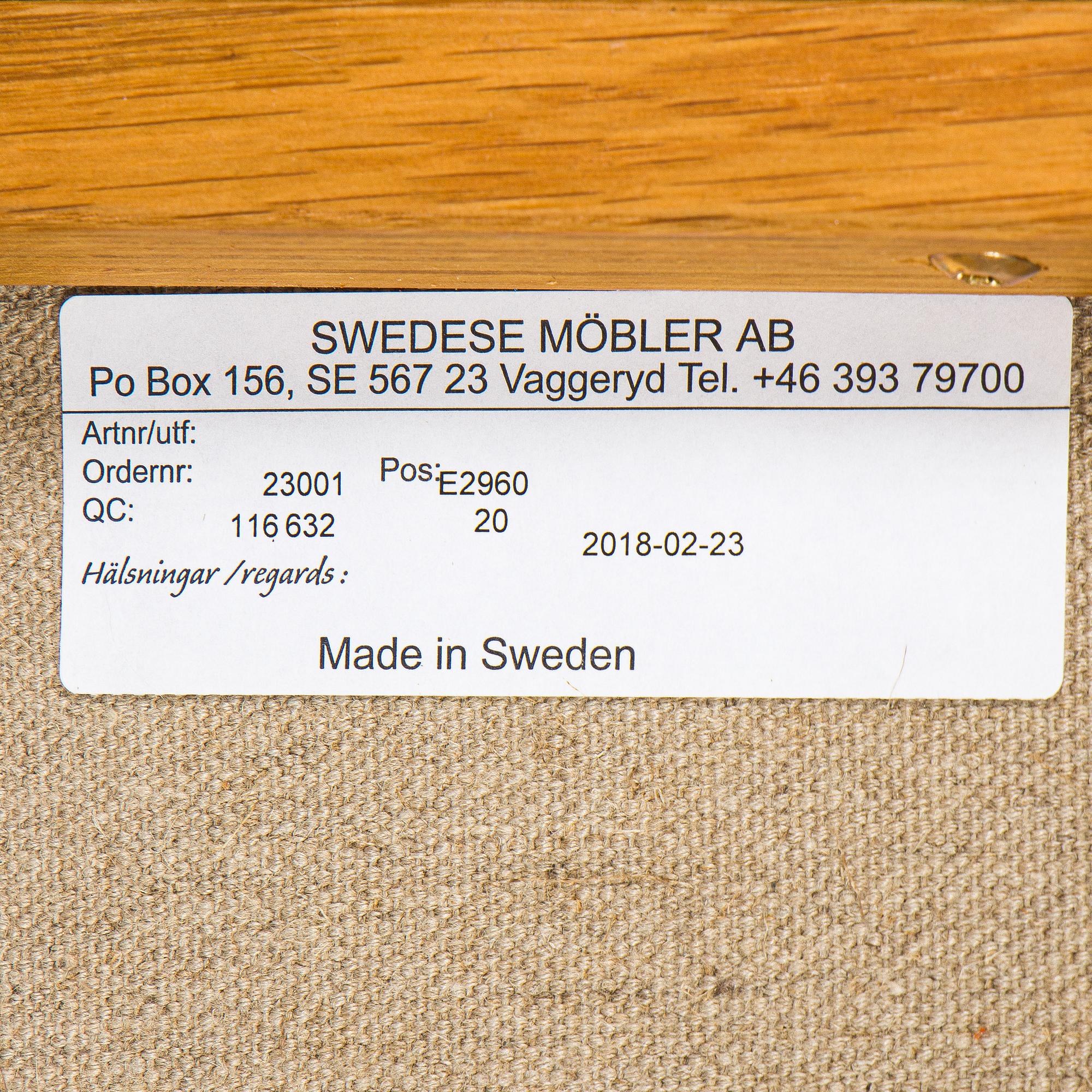 Yngve Ekström, 'Lamino' armchair, Swedese.