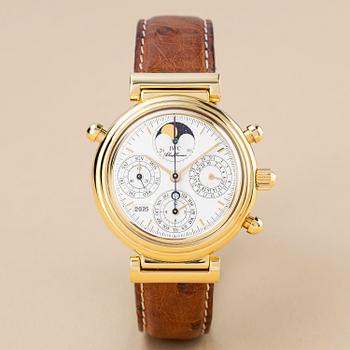 1030. IWC, Da Vinci, Perpetual Calendar, Rattrapante, ca 2000.