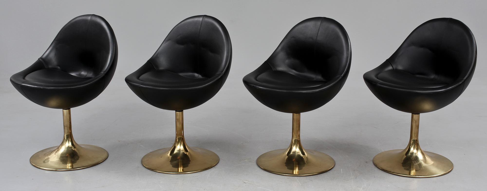 STOLAR, 4 st, "Venus", Johansson Design, 1900-talets andra hälft.
