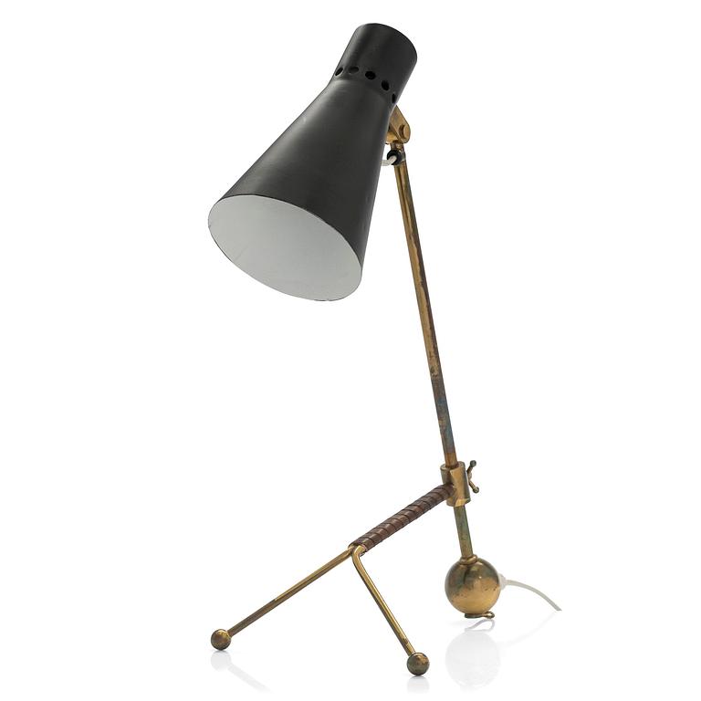 Tapio Wirkkala, bordslampa, modell K11-16 för Idman 1900-talets mitt.