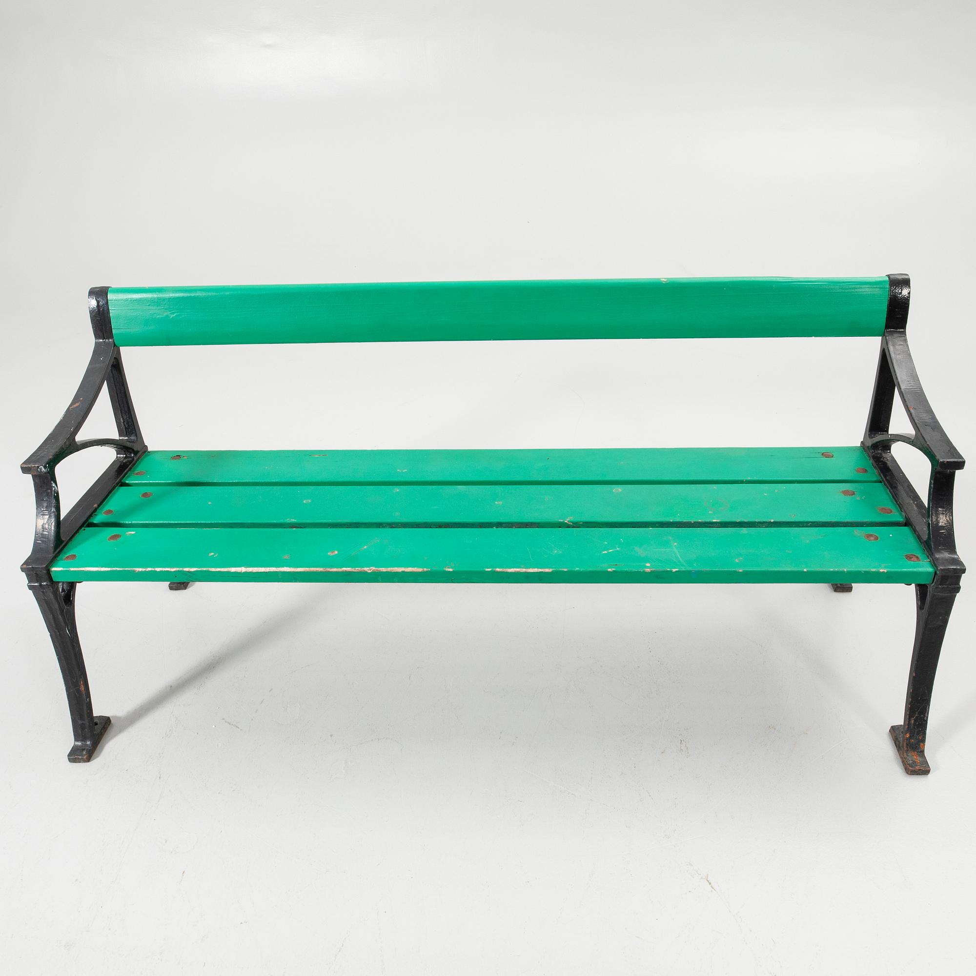 Garden bench, "Tessin", Tierp, Nola Stockholm, 20th century.