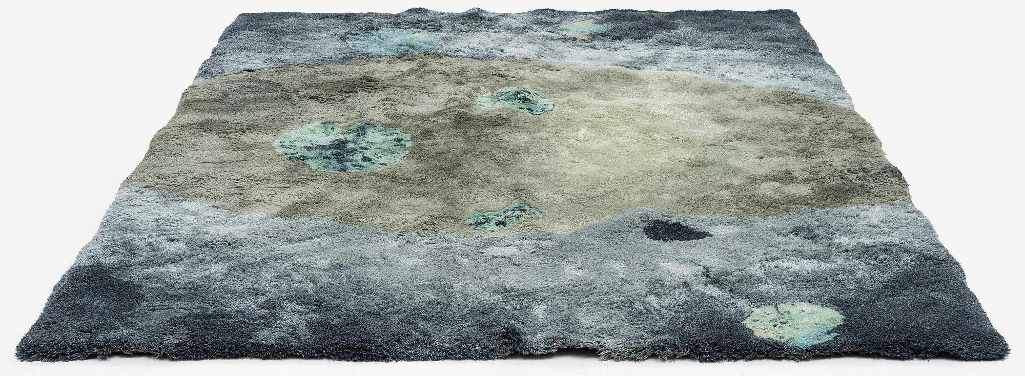 Denise Grünstein, a 'Lacus II' carpet, hand tufted, ca 300 x 226 cm, Ferreira de Sá, Portugal.