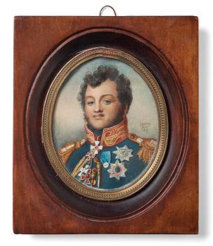 732. Jean-Baptiste Isabey Attributed to, "General Aide de Camp, Prince Repnin Volkonsky".