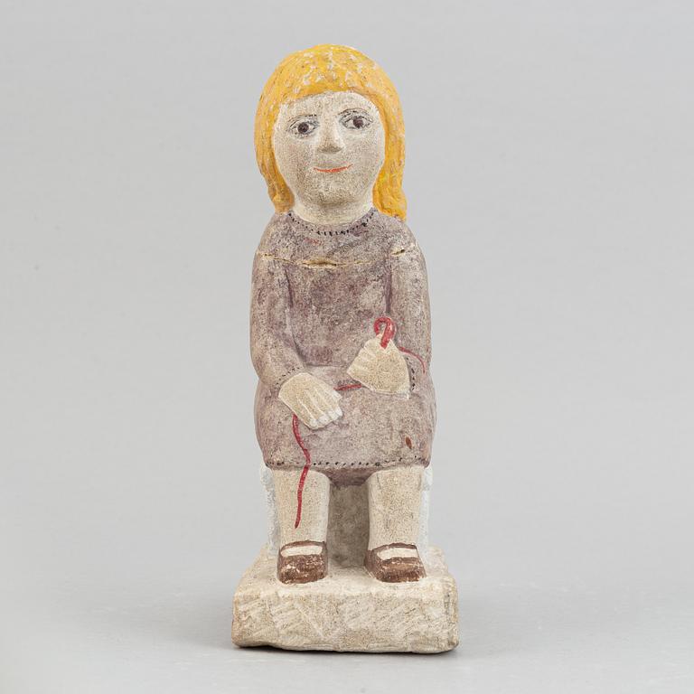 Sven Lundqvist, stone sculpture, signed.