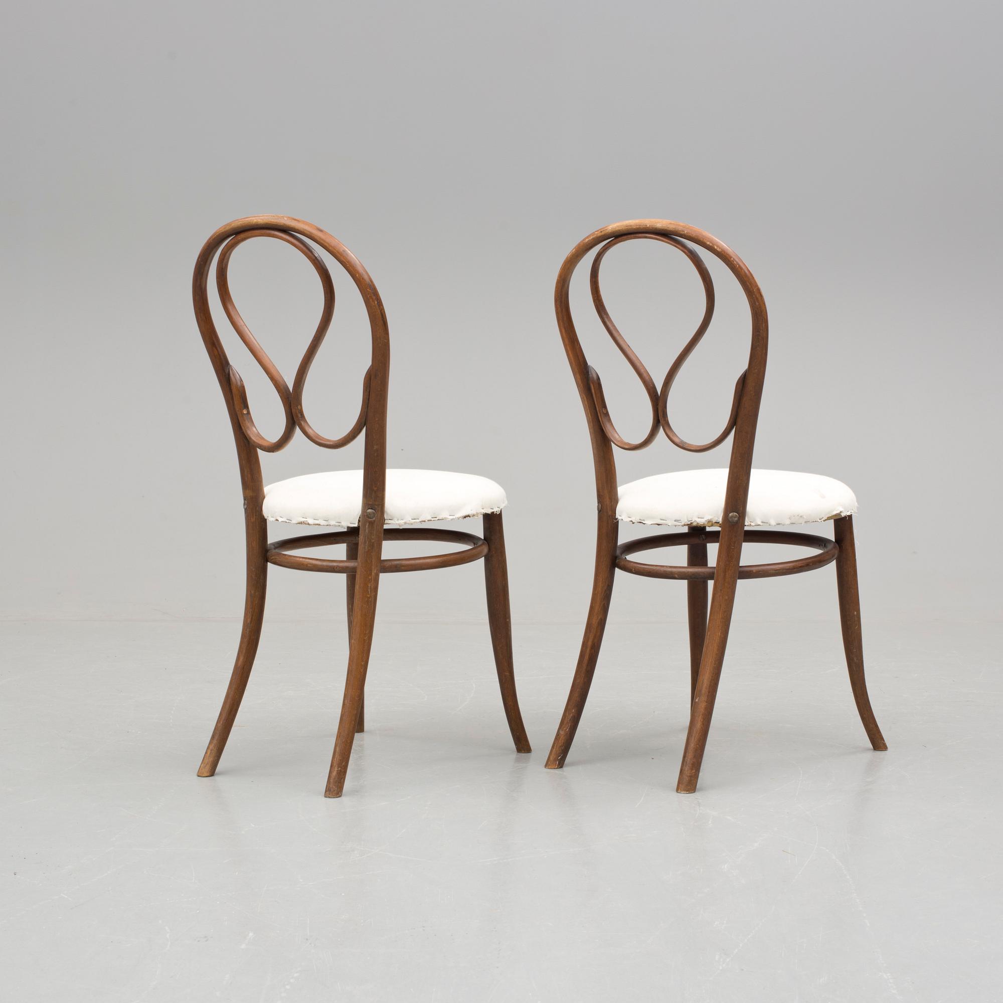 SOFFA samt STOLAR, Thonet, omkring 1900.