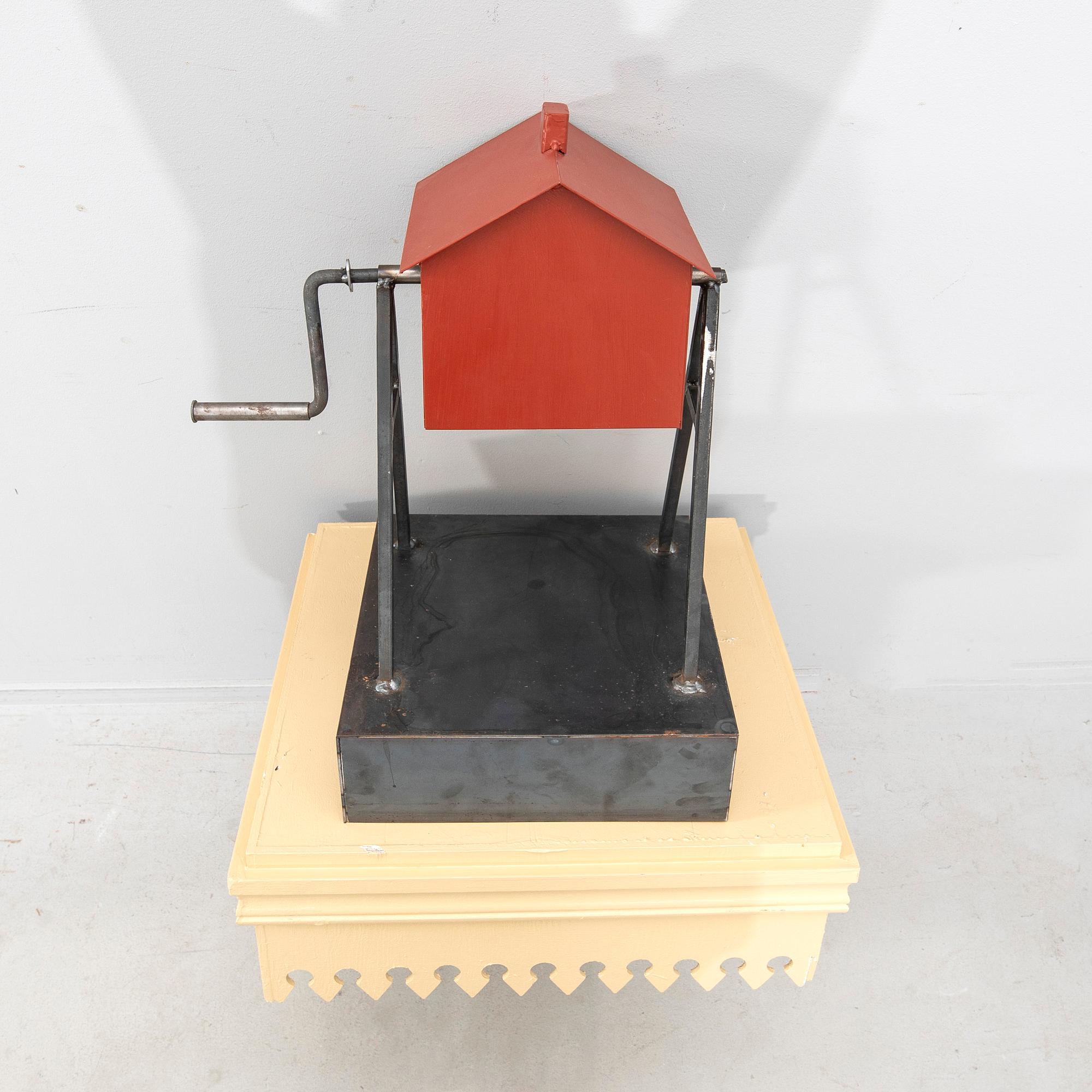 Peter Johansson, Skulptur, "Stuga", 2022.