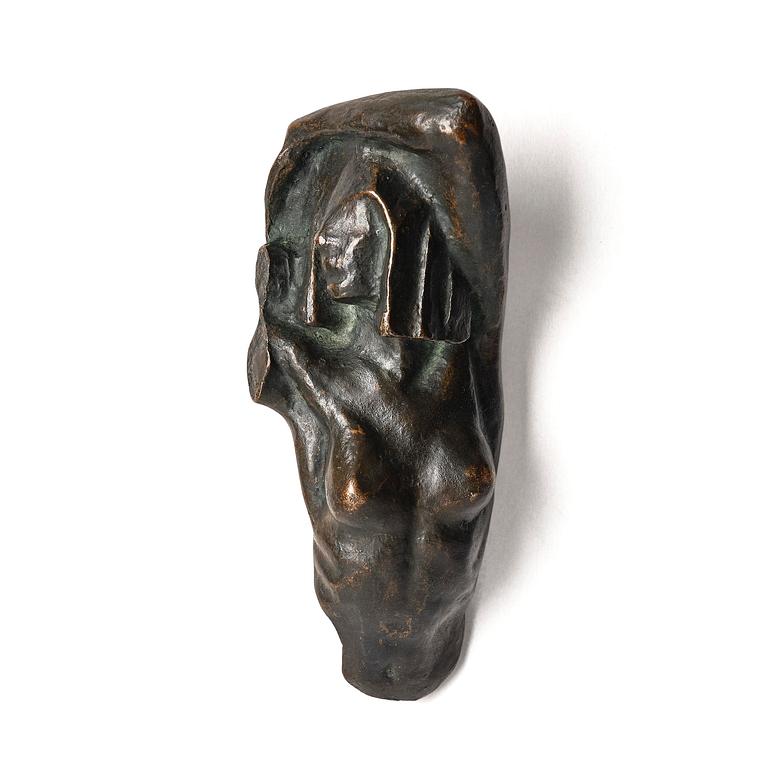 Anna Petrus, a patinated bronze sculpture of a female torso, Stockholm, ca. 1915.