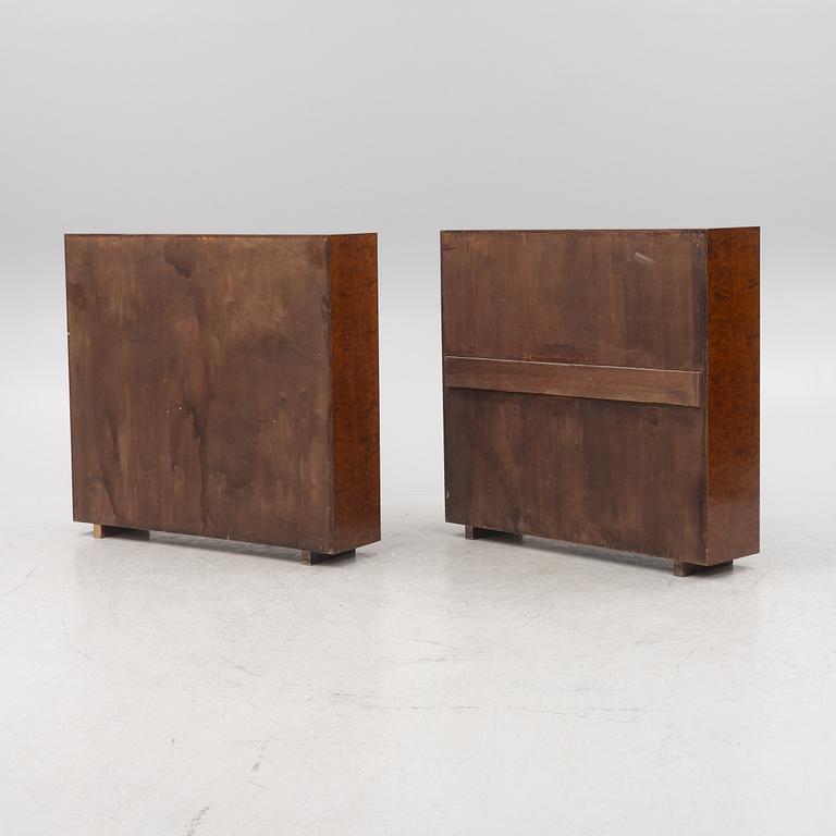 A pair of bookcases, 1930s.