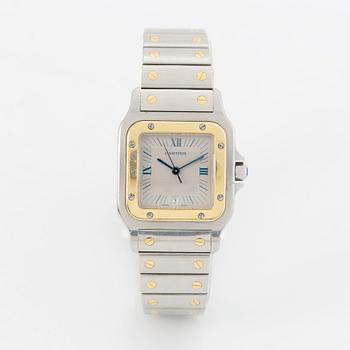 Cartier, Santos Galbée, armbandsur, 29 x 29 (41) mm.