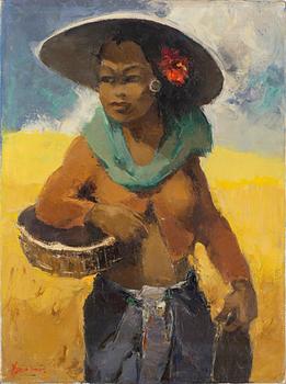 GERARD PIETER ADOLFS. Olja på duk, signerad.