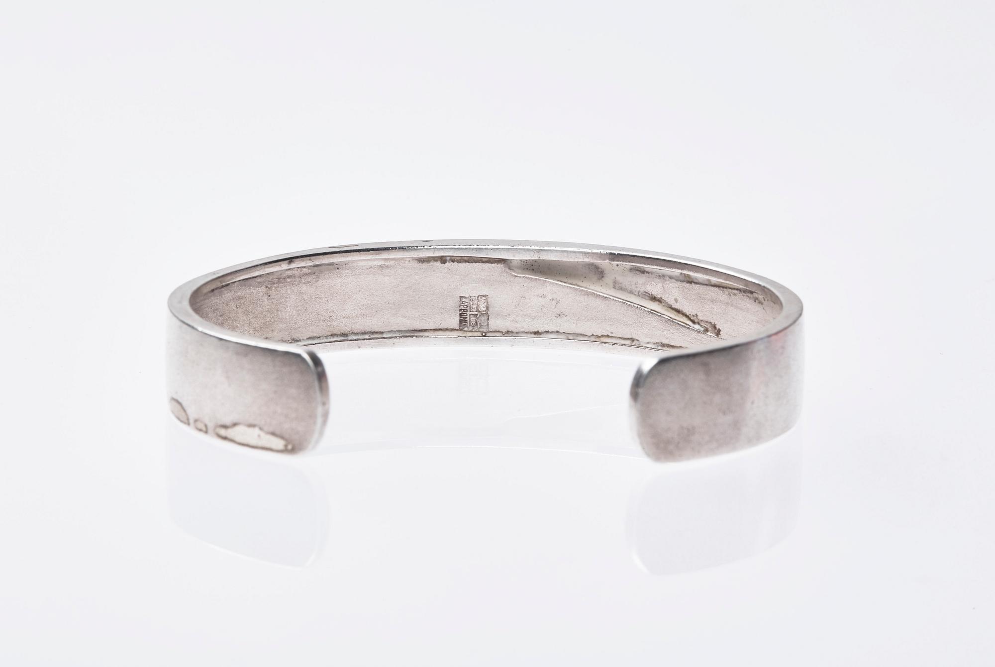 ARMRING, Lapponia, Finland, 1986, sterlingsilver.