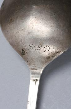 SKED, silver, Thomas Ronander, Visby, tidigt 1700-tal.