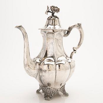 Coffee pot, silver, Dufva AG, Stockholm, 1918.
