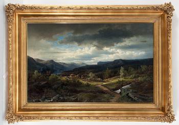 AXEL NORDGREN, Oil on canvas, signed and dated Df 1855?.