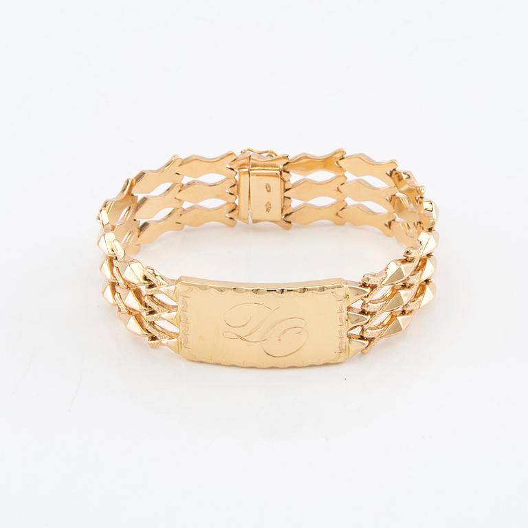 Bracelet 18K gold, Vicenza Italy.