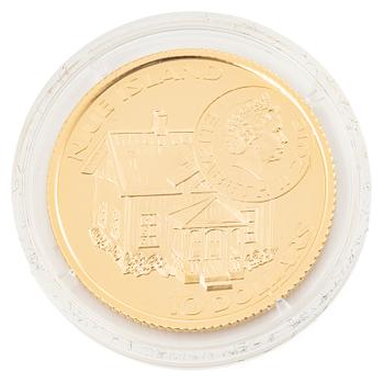 Gold coin, 21.6 carat, 'Emil & Myssen', 10 Niue dollars, 2016.
