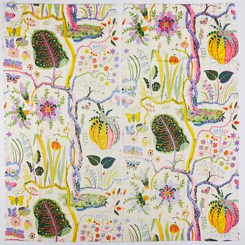 Josef Frank, gardiner, ett par, "Hawaii", Firma Svenskt Tenn.