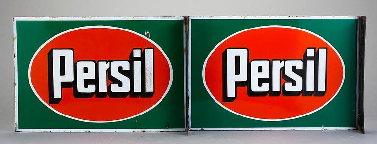 EMALJSKYLTAR, 2 st, "Persil", 1900-talets första hälft.