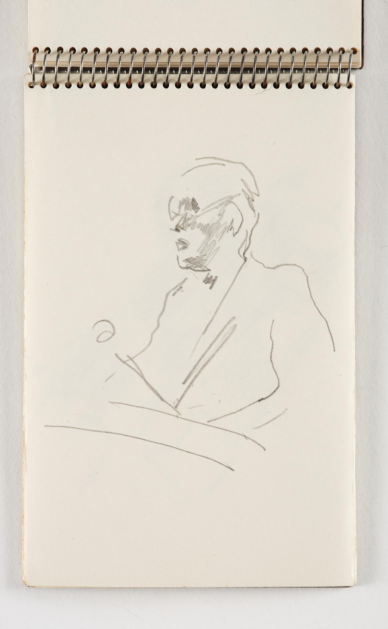 Lotte Laserstein, 10 små skissblock med teckningar.