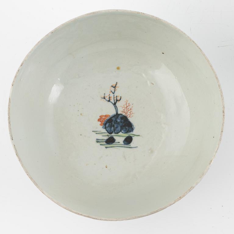 Parti porslin, 9 delar, Kina, 1600-1900-tal.
