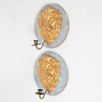 Appliquer, ett par, 1900-tal.