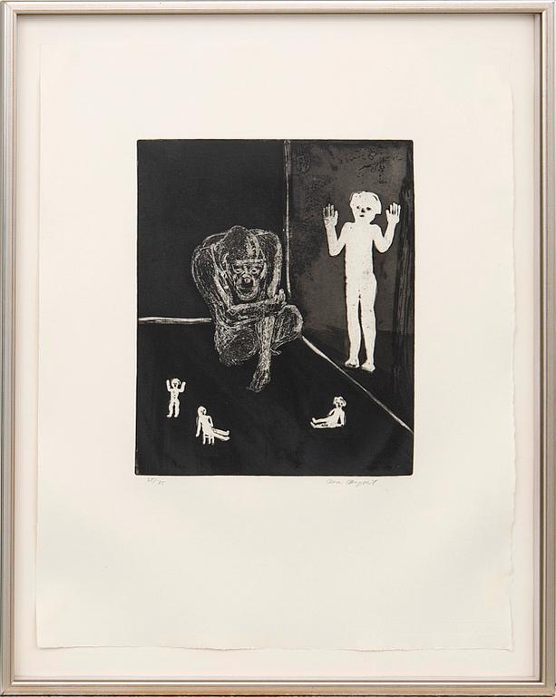 Lena Cronqvist, Child and gorilla.