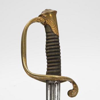Two 19th Century sabres, Fraench and British.