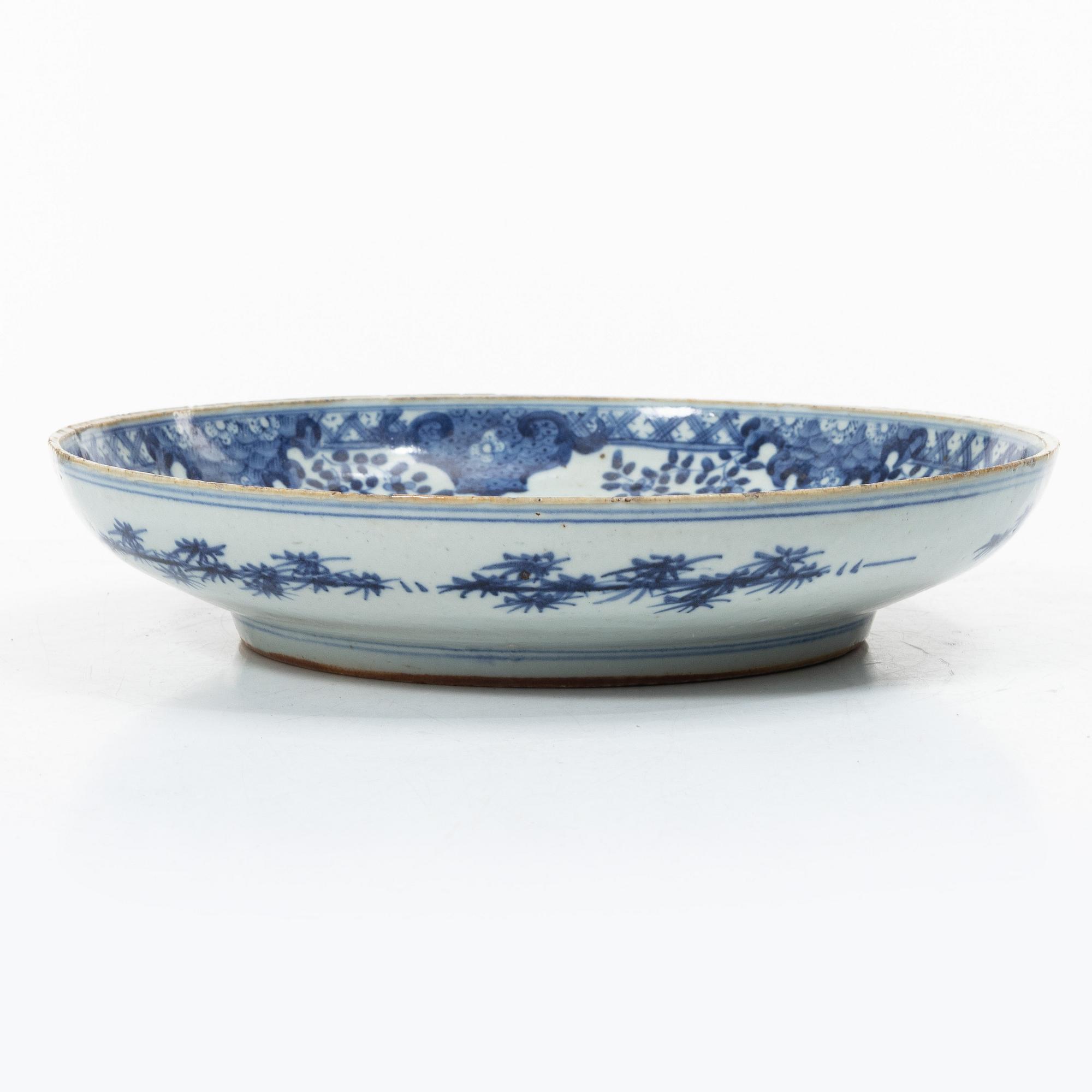 Fat, 4 st, porslin, Kina, Qingdynastin, 1700-tal.